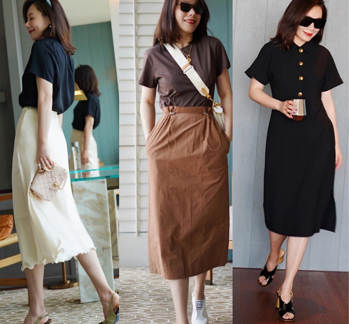 穿衣搭配|这才是40岁女人流行的夏季打扮，要时髦高级不老气，更要适龄得体