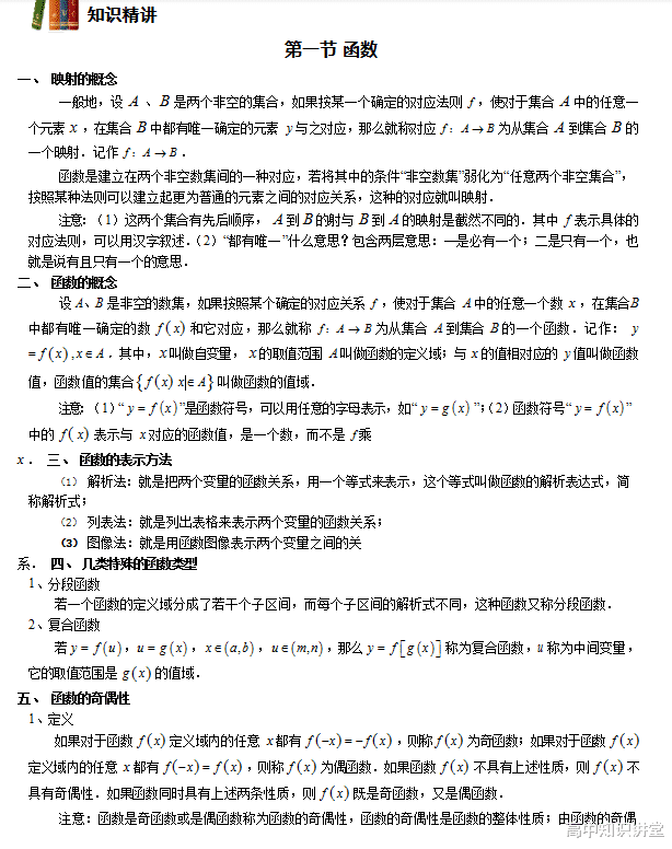 大学|【160页】高中数学备考宝典：知识清单+历年真题+题型归纳，三年有它就够了！