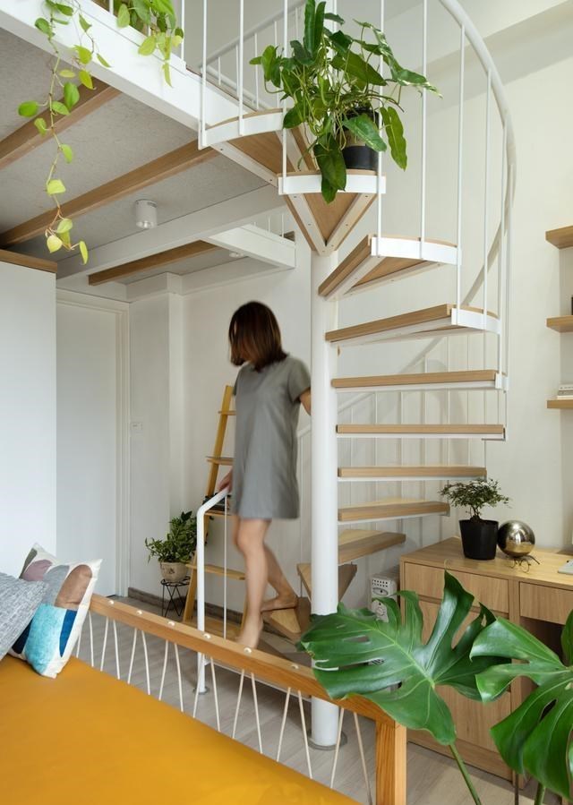 85后买下36㎡公寓，不指望升值只是自住，改造后变2层住宅，真好