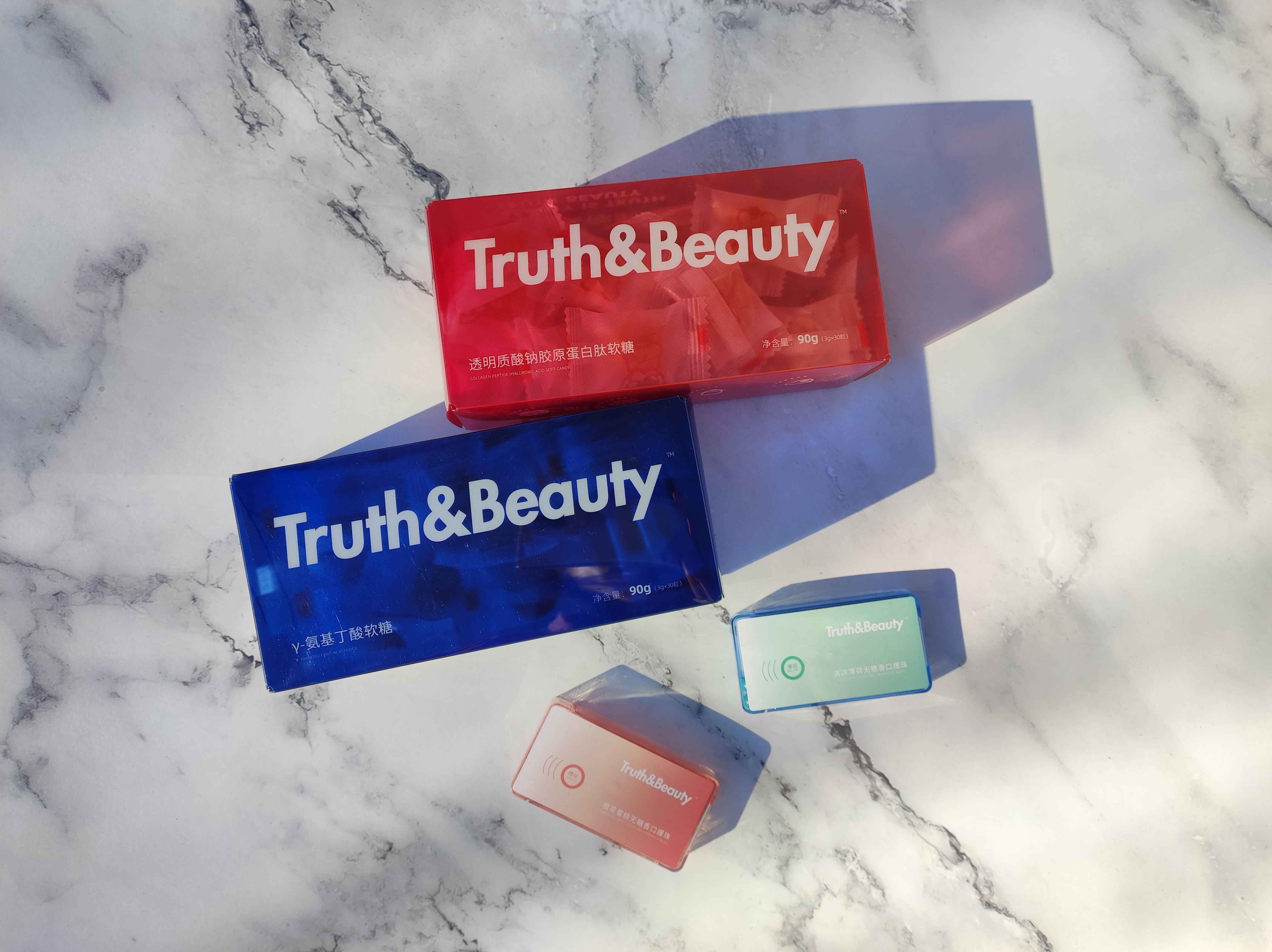 可以爆开的Truth & Beauty无糖香口爆珠