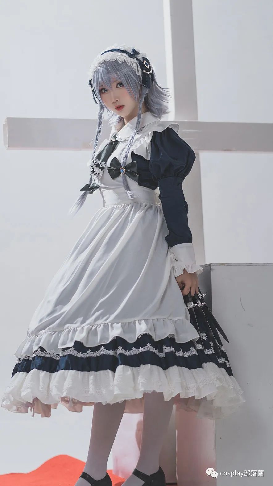 十六夜咲夜|cos:东方project十六夜咲夜cos正片@海绵冰多多