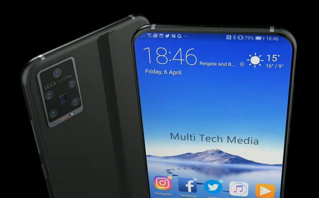 华为|华为P60 Pro最新渲染图曝光，后置六摄+5000mAh，还将支持5G
