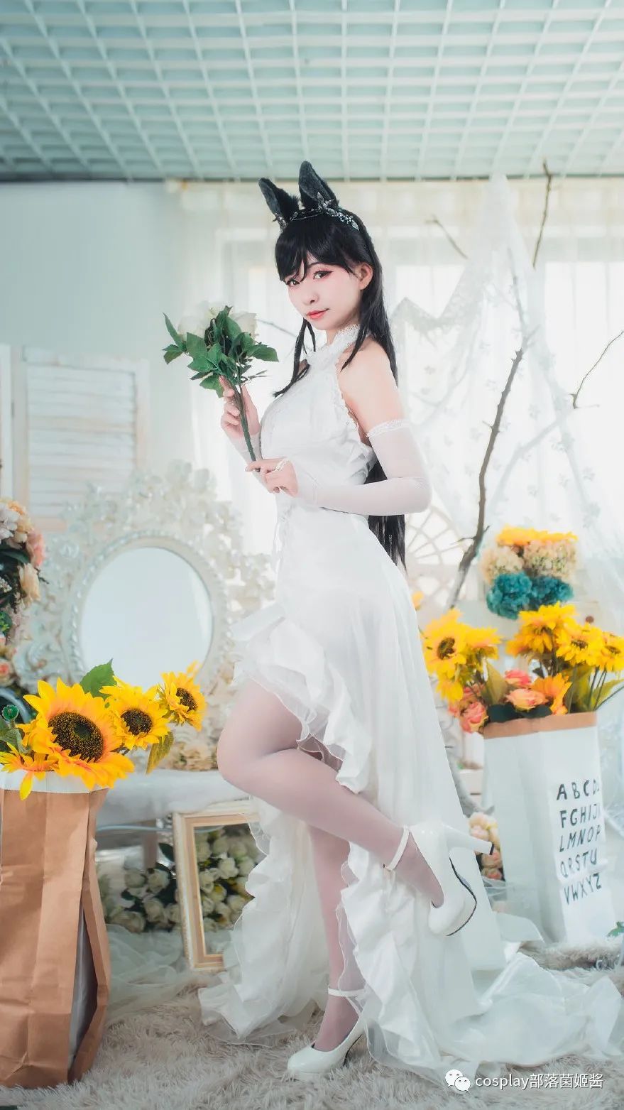 碧蓝航线|cos：碧蓝航线花嫁爱宕犬cos正片@绅士假面，你已经跑不掉了哦