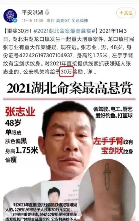湖北再发一起村支书被害案,起因难以启齿,警方重奖30万缉凶