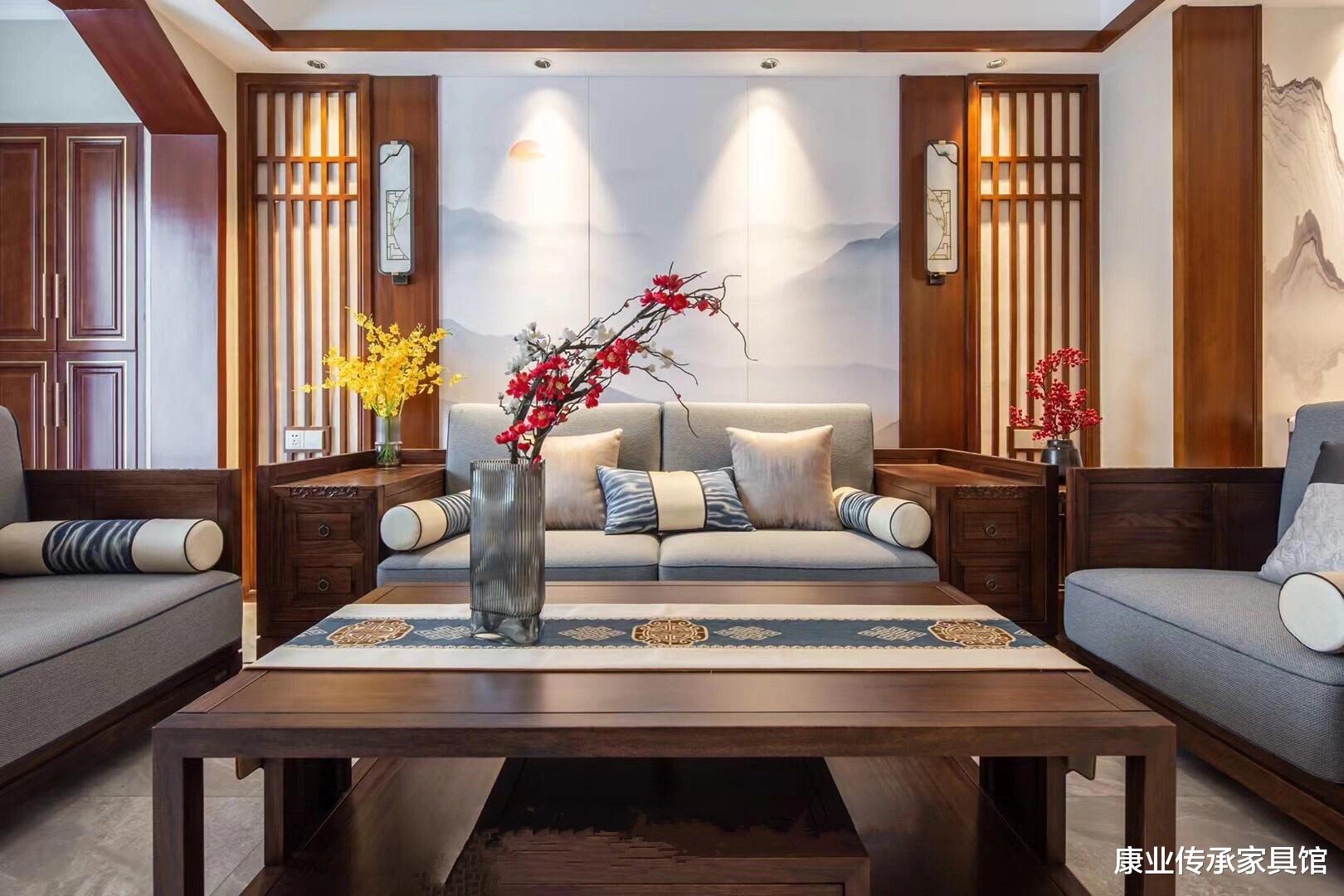 回归自然的新中式家居，简洁利落，意境悠然