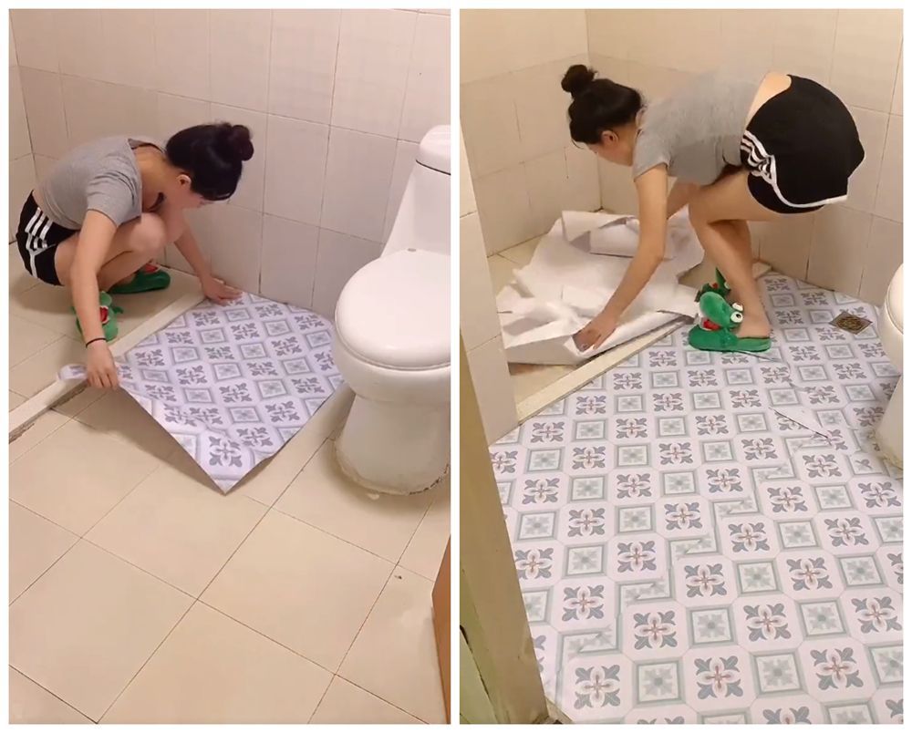 合租闺蜜改造租屋卫生间：低预算将脏旧厕所，变成简洁网红风