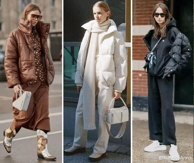 时尚搭配师Anna 羽绒服上身就显胖？试试这些羽绒服新潮搭配方法，时髦保暖又显瘦