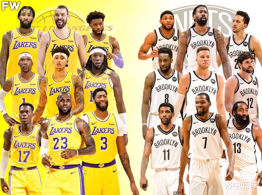 湖人队|美媒分析：除了篮网，没人能在系列赛中击败湖人！但篮网会夺冠