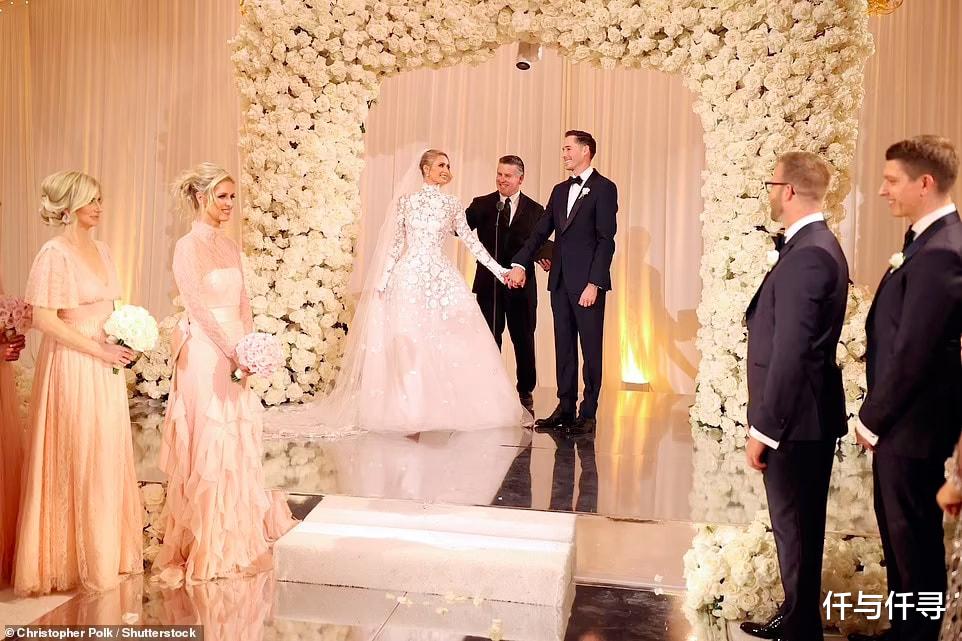 希尔顿|希尔顿40岁成人妻，昔日小妹卡戴珊为其提裙摆送嫁，奢华婚礼曝光