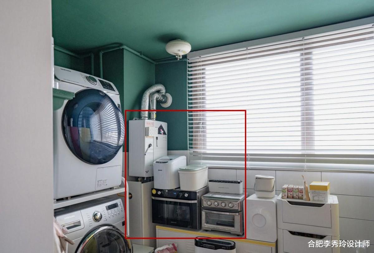 必须承认,跟国内比,韩国的生活阳台更胜一筹,像一间多功能房