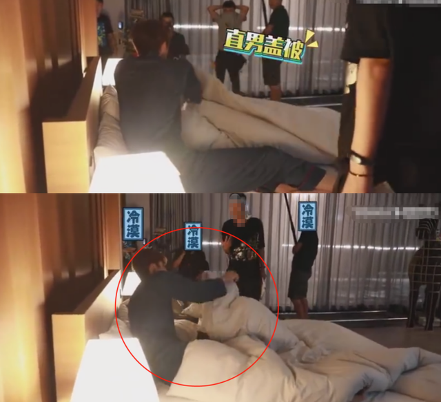 邓超元|24岁邓超元片场拍亲密戏！单手脱衣气氛暧昧，一旁导演耐心指导