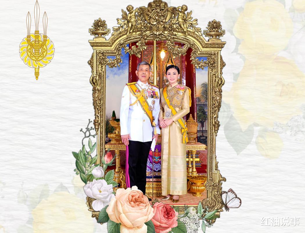 泰國王室全傢福出爐，蘇提達占據整個屏幕，利用大頭照成功搶鏡-圖4