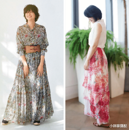 小陈聊搭配|上了年纪的女人，穿碎花裙要懂得“四要四不要”，高级又洋气