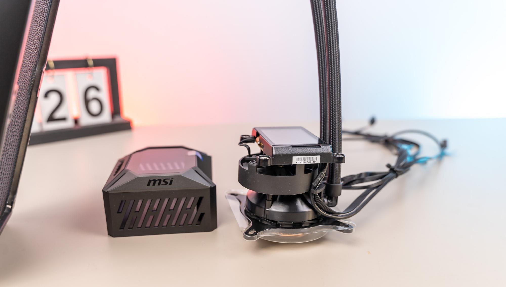 CPU|外观精致漂亮,性能非常强大、微星寒霜K360一体式水冷散热 评测