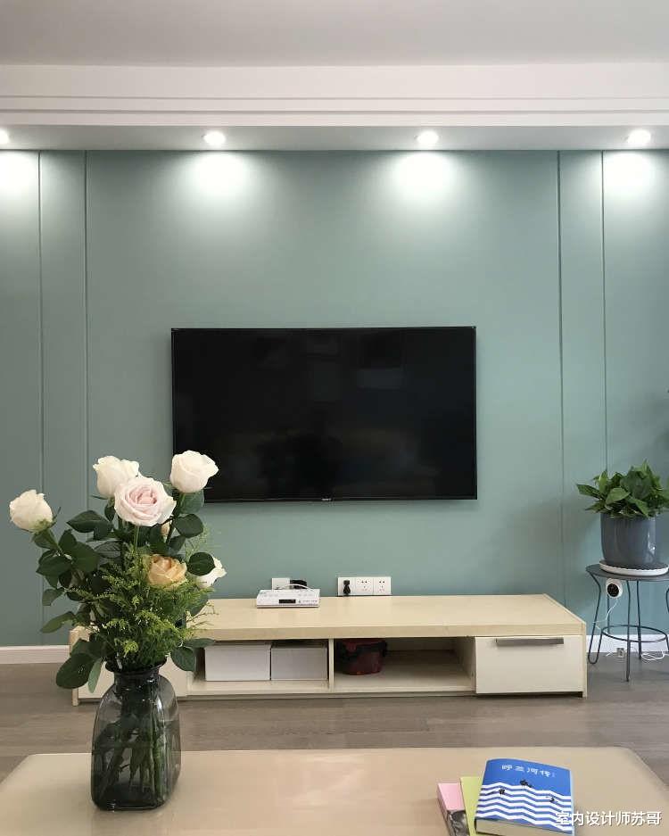 用北欧风重塑三居室,用绿色做点缀,展现出生活的新意和浪漫