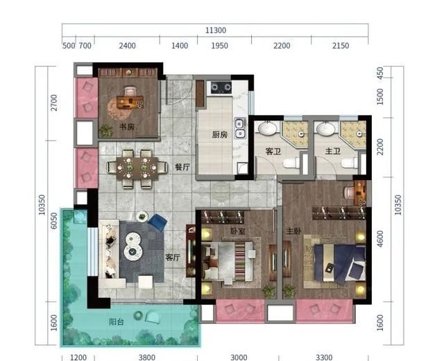 这种户型设计很“亮眼” 我说得是睁不开眼那种！