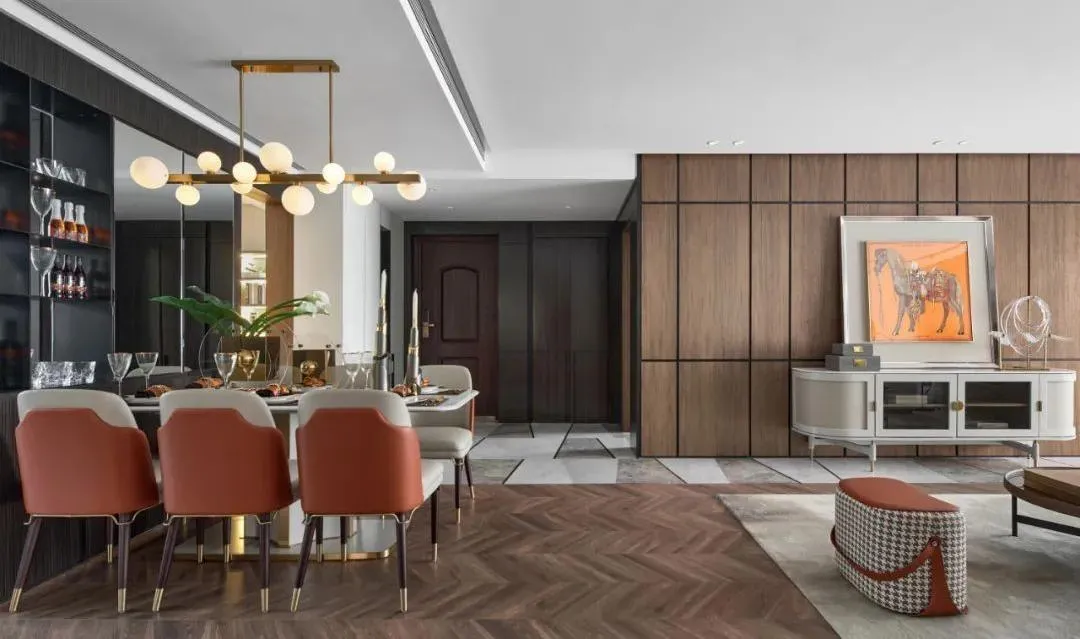 145㎡的橙意轻奢私宅