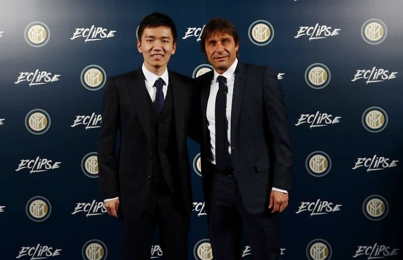 国际米兰|张康阳现身国米训练场！夺冠前最后动员，站绝对C位，巨星听命