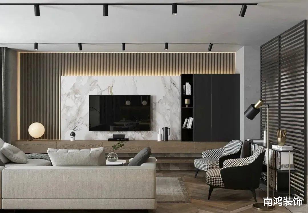 背景墙|【木格栅】“平平无奇”的空间魔术手罢了