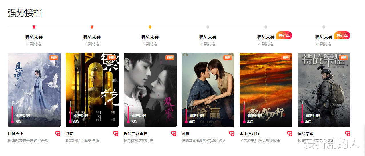 李亚鹏|鹅厂六部热剧即将强势接档，杨洋两部引领，杨幂许凯“先婚后爱”