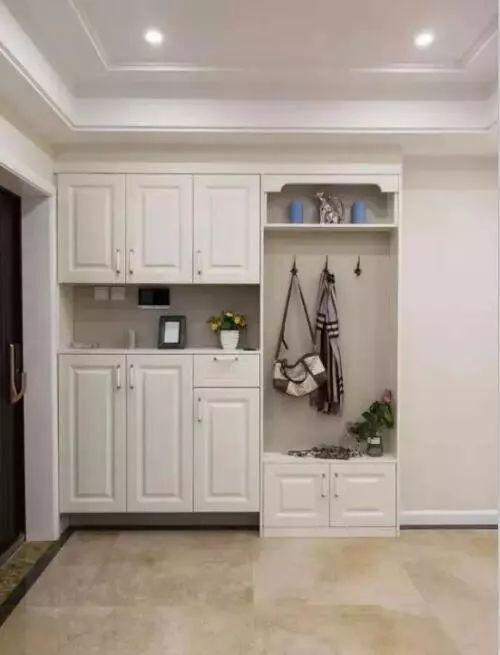 玄关鞋柜就这样装，这12家业主装修的鞋柜，一个个漂亮又实用！