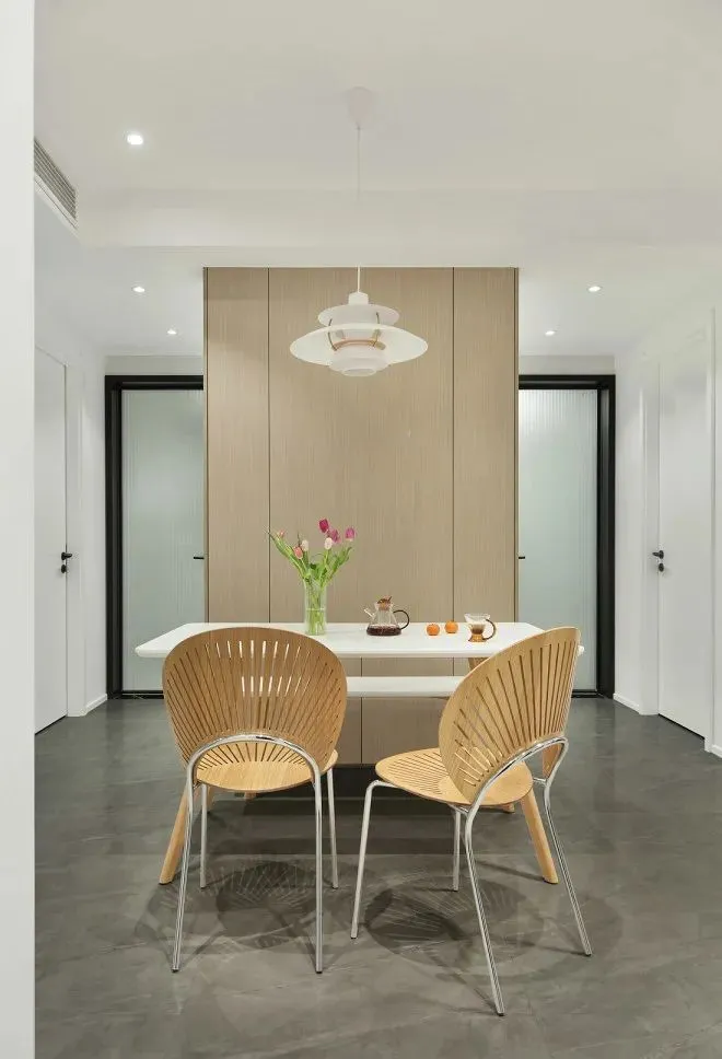 小姐姐|客厅无主灯+主卫外放，116㎡北欧极简风！