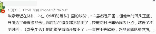 音乐节|网曝《维和防暴队》上映困难，两位主演踩雷，黄景瑜新剧被撤档