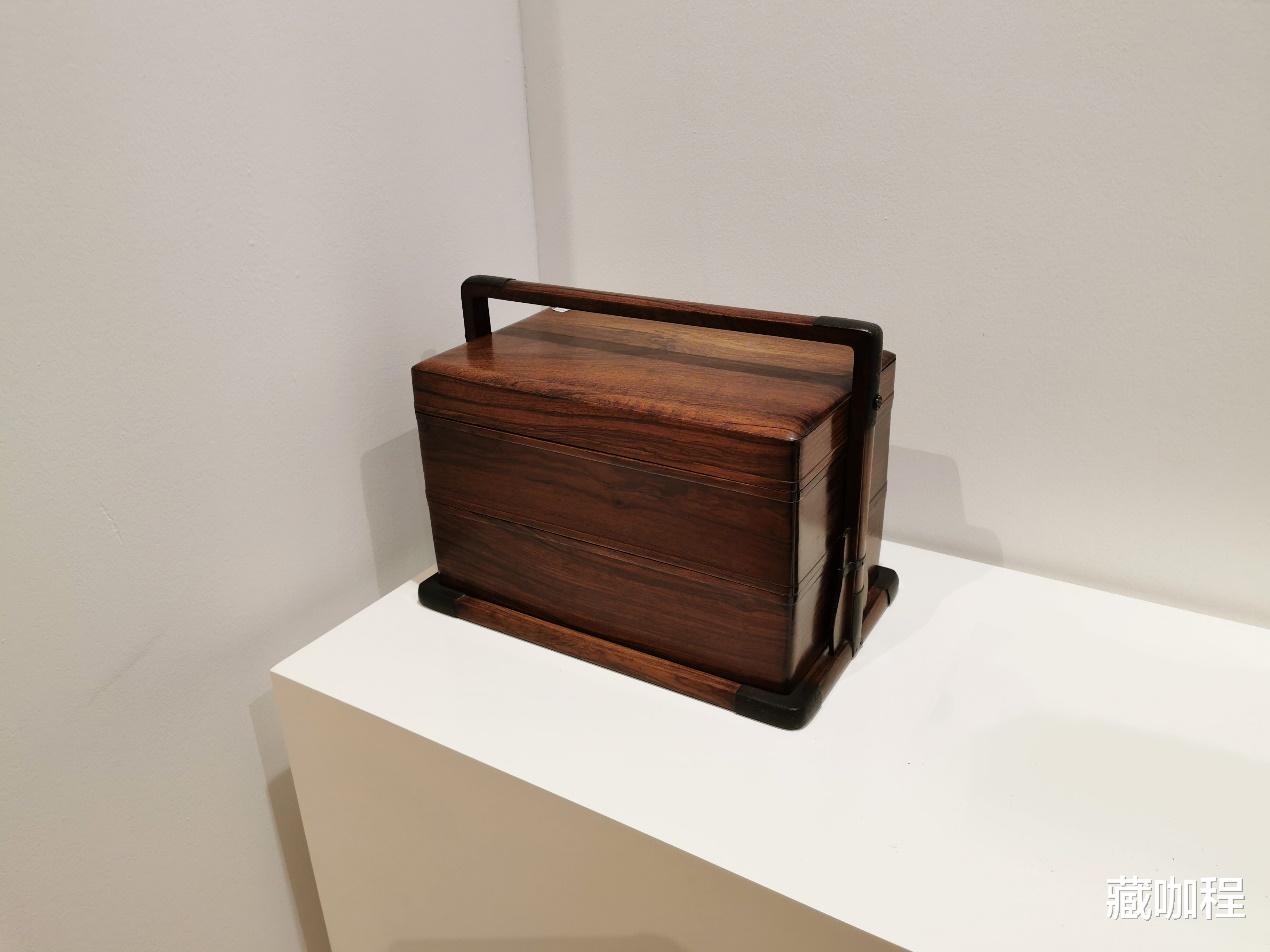 |缝隙全包、榫卯全隐，黄花梨老提盒细致严密