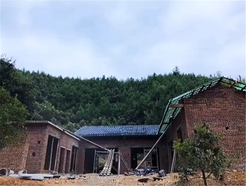 |老哥回老家,5个月盖起中式风小院:原来农村自建房能这么豪华?