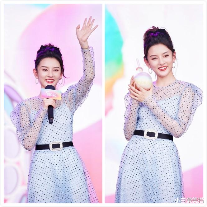 小白爱美搭|都说女大十八变，宋祖儿长大没变化，穿蓝色吊带裙还是那么可爱