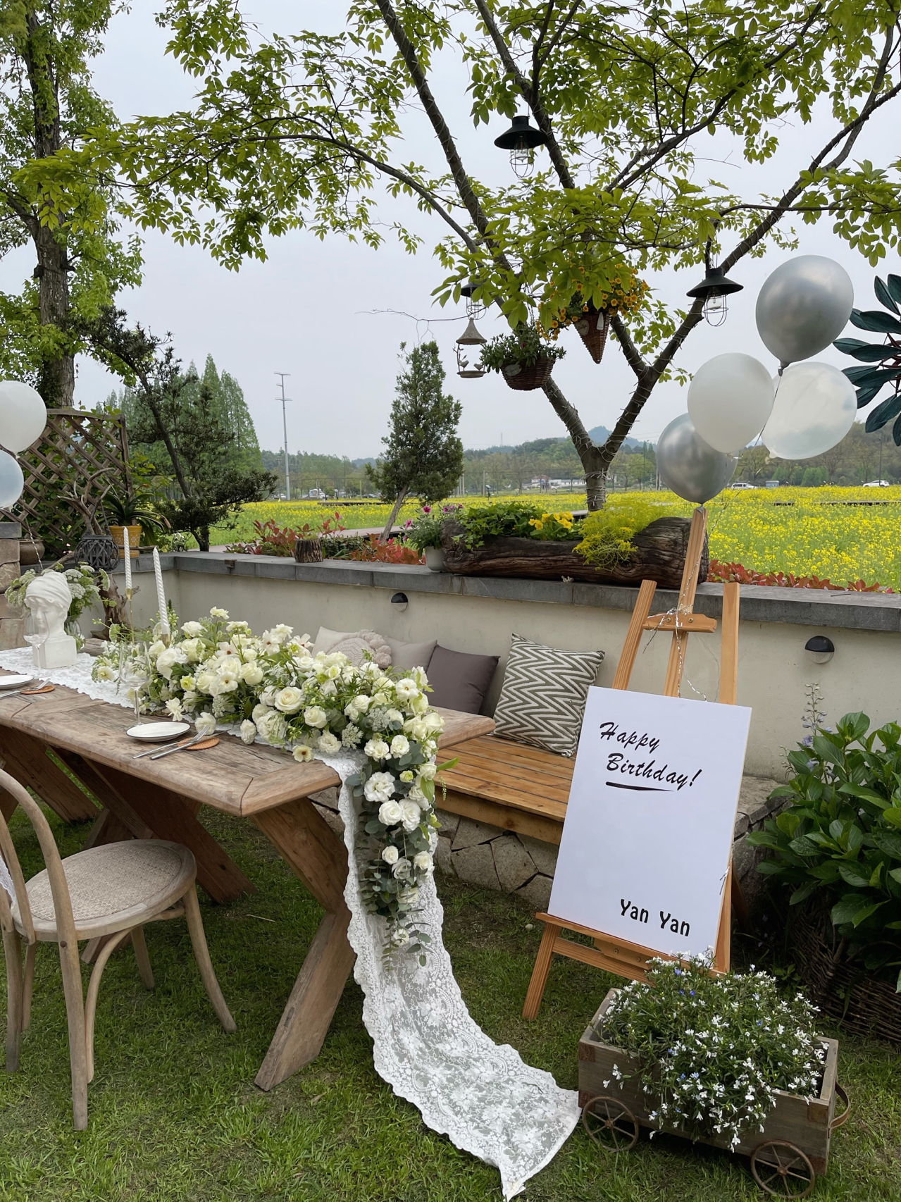 |80㎡最美乡村别墅小院，全由自己亲手布置设计，超有成就感