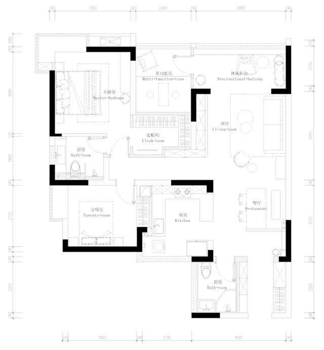 103㎡现代简约，留白+原木+绿植，让生活悠闲舒适有故事