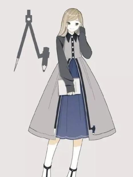 二胎妈妈笑笑|钢笔是帅哥，圆规是美女，看了这则漫画还不好好学习吗