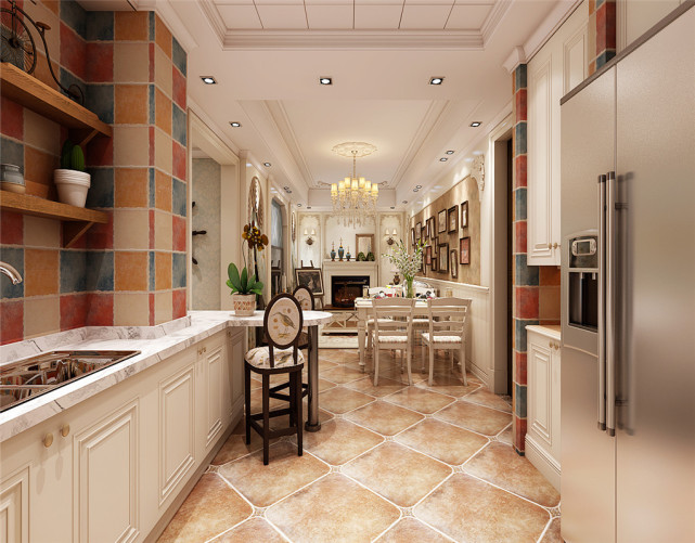 115平美式二居室轻巧经典，尽情享受田园美式风情