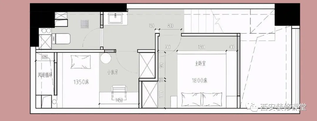 40㎡LOFT，装好了胜过大平层
