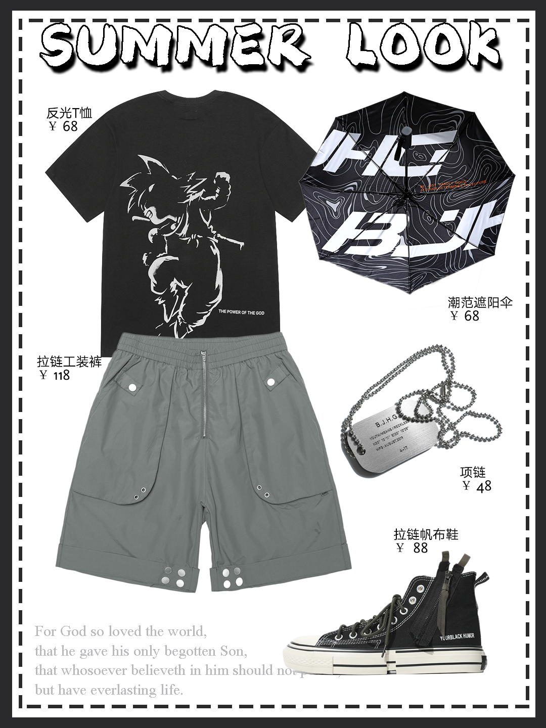娜娜潮搭|假日休闲短裤潮搭！男生夏季穿搭→第25期！