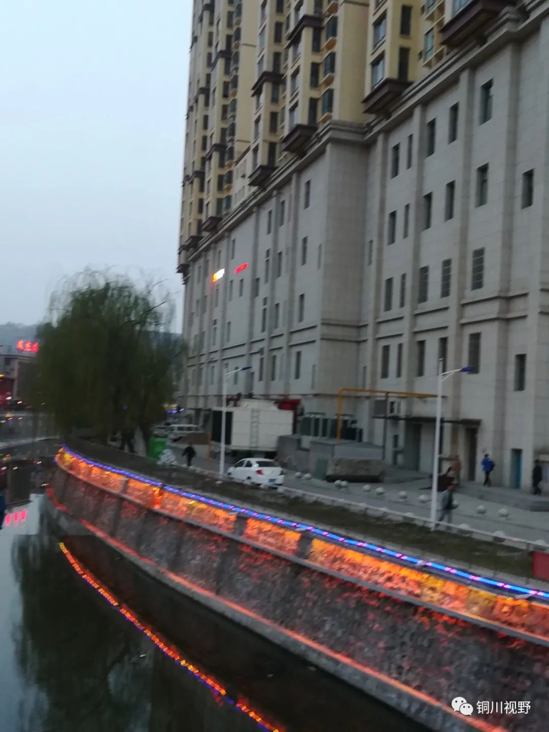 铜川 铜川老区川口的夜色令人陶醉