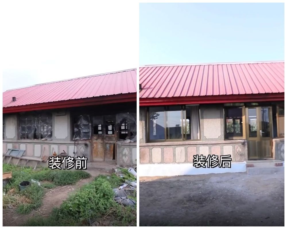 小伙帮农村老人修房子,将原本“摇摇欲坠”的房子,变成温馨的家