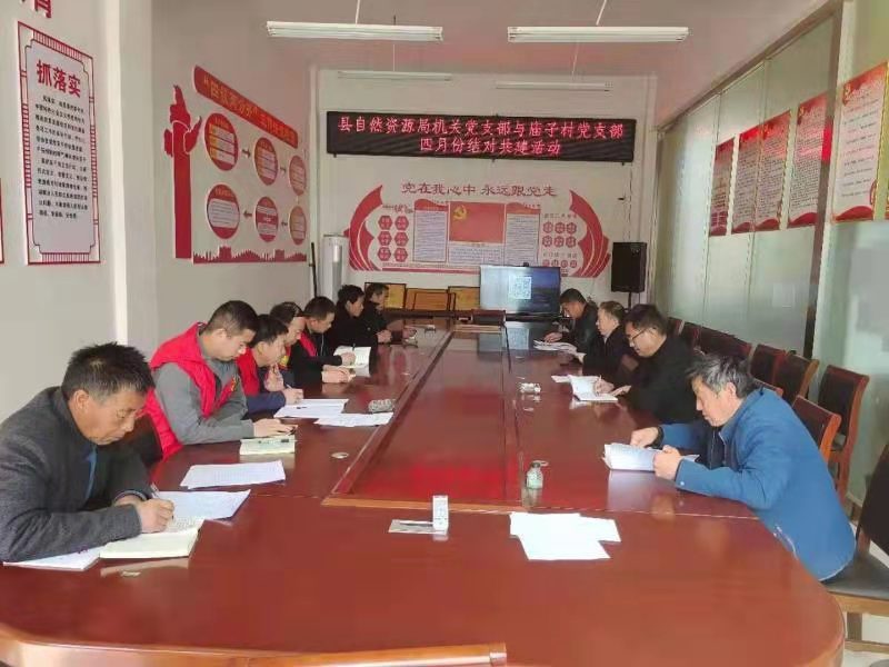 星耀见闻 卢氏县自然资源局与庙子村四月份党员活动日结对共建活动丰富多彩