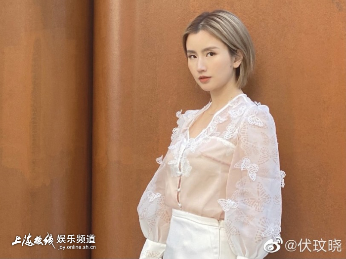 伏玟晓|曾上综艺节目闪嫁! 上海电视台二婚美女主播伏玟晓穿透视装晒美照!