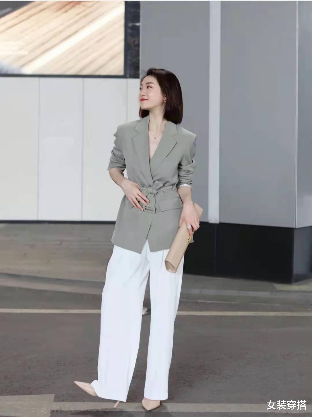 女装穿搭|今年流行的女式阔腿裤