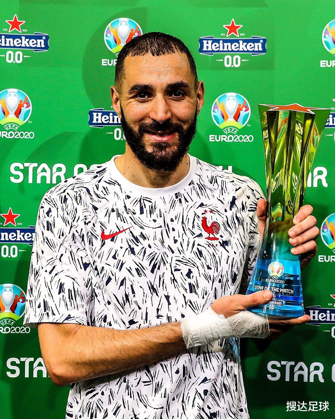 欧洲杯|欧洲杯今夜最大赢家！他力压C罗夺得全场最佳，还收获了2件球衣