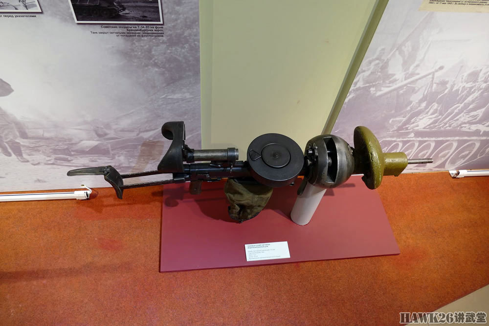 机枪|俄罗斯博物馆展出T-34坦克前列机枪完整状态 复杂程度超乎想象