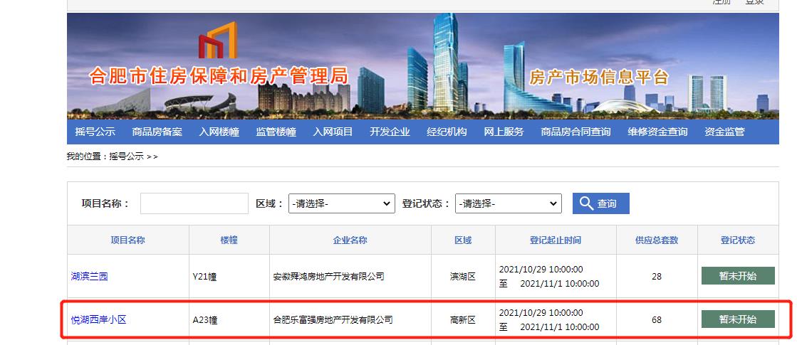 |摇号助手|均价约15098元/㎡，高新区乐富强悦湖熙岸10.29登记
