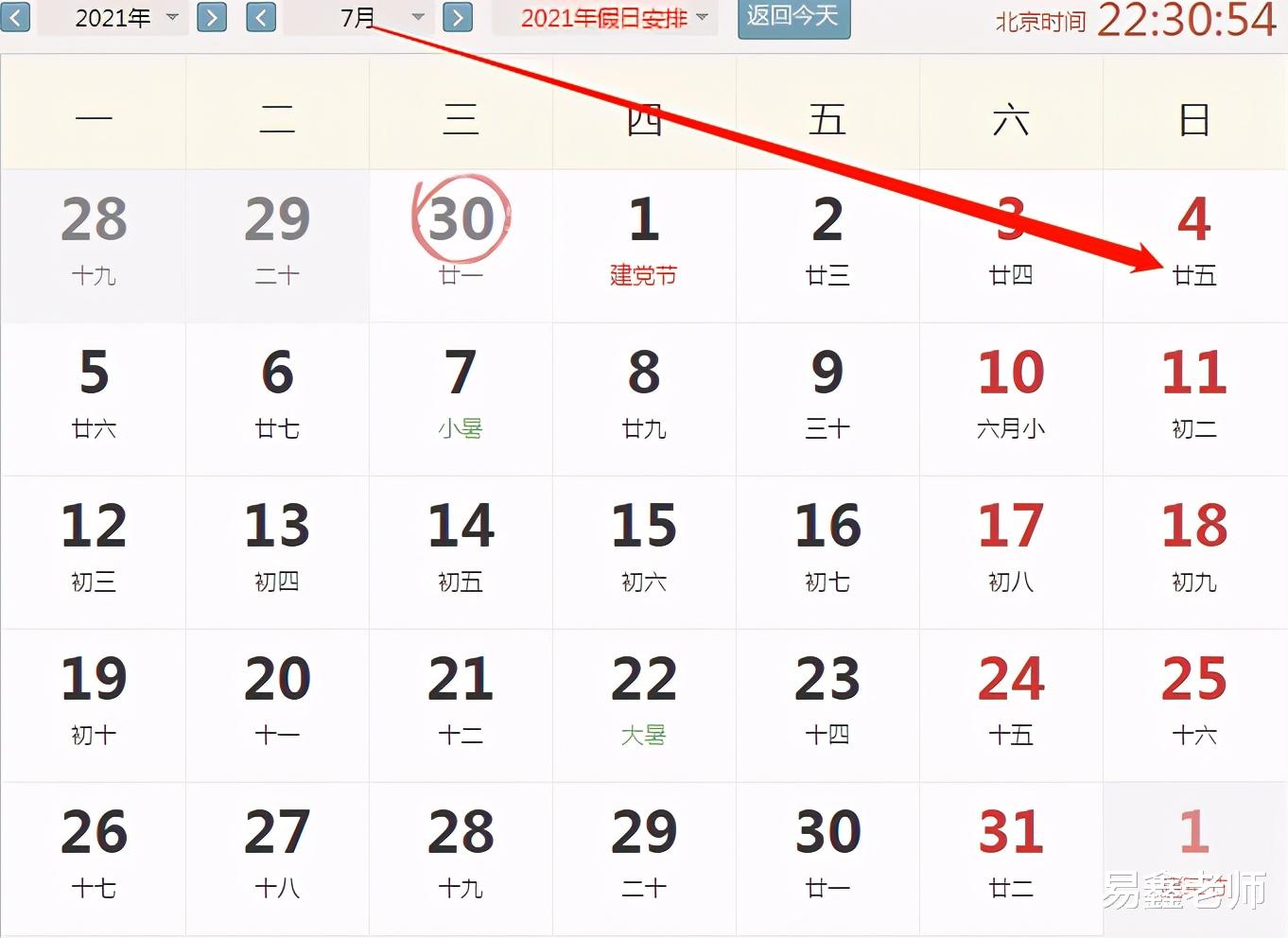 易鑫老师|2021年7月4运势冲羊，合鼠。财神正北，三煞正东。