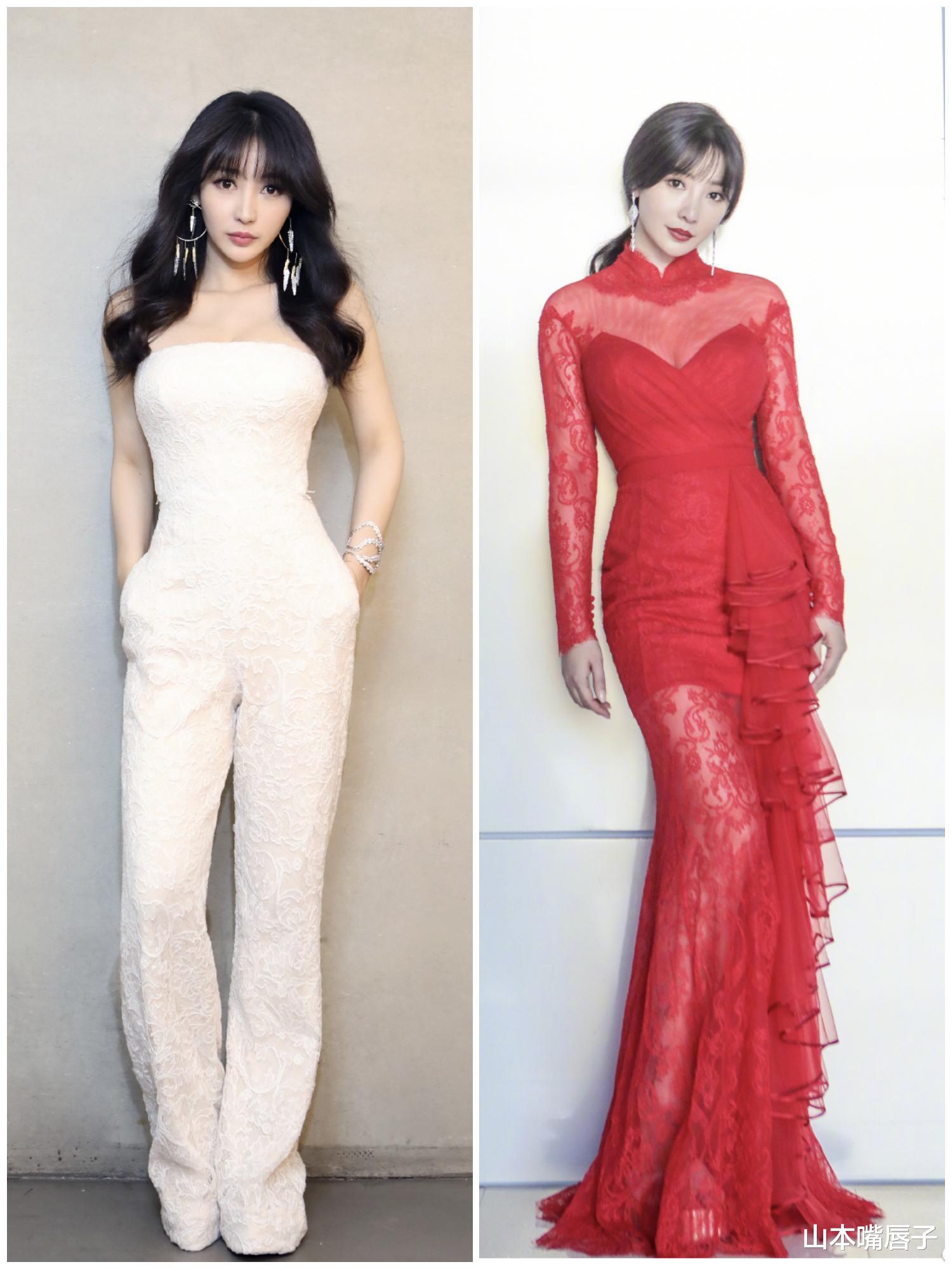 柳岩|柳岩新造型重返“老路子”！红色吊带裙太时髦，一转身穿出晃荡感