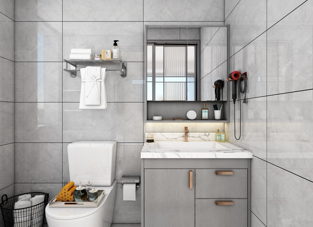 115平轻奢混搭风,这里有你们喜欢的厨房和卫生间,阳台才是亮点