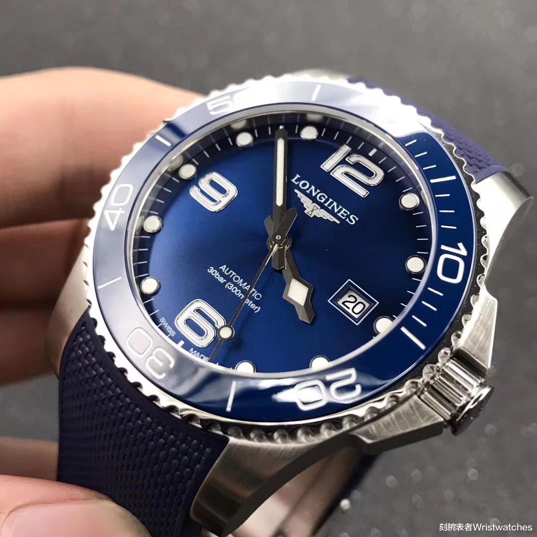 刻腕表者Wristwatches|ZF厂浪琴康卡斯解析—ZF康卡斯蓝盘胶带款的细节工艺怎么样？
