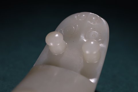 文房|和田玉文房水注、器型古朴、文房用器