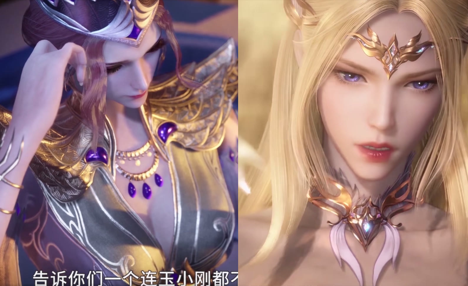 比比东|斗罗：比比东全新形象出现，模特身材配上特色安全裤，魅力十足